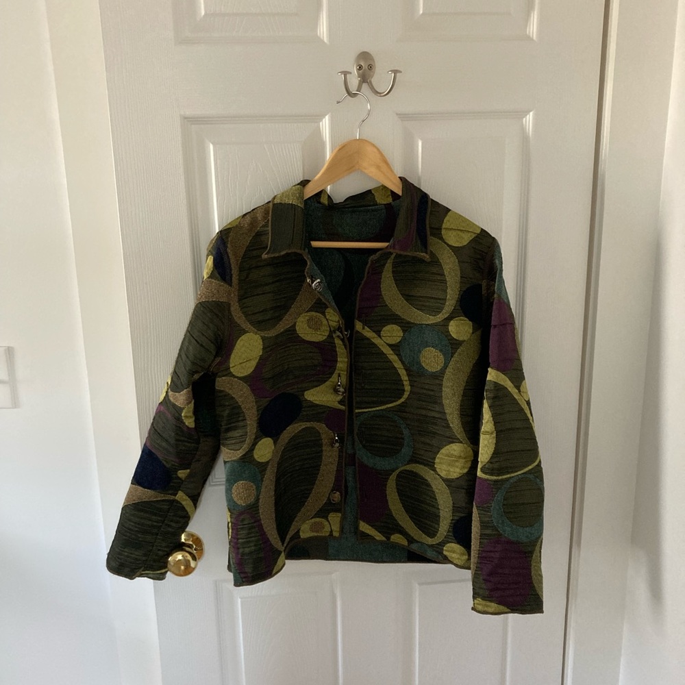 Reversible Jacket. Winding River.